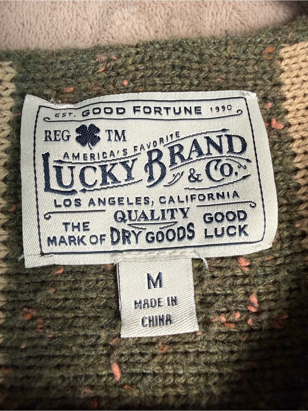 Lucky Brand Baja Hoodie Womens M Striped Boho Southwest Pullover Festival - Picture 2 of 9